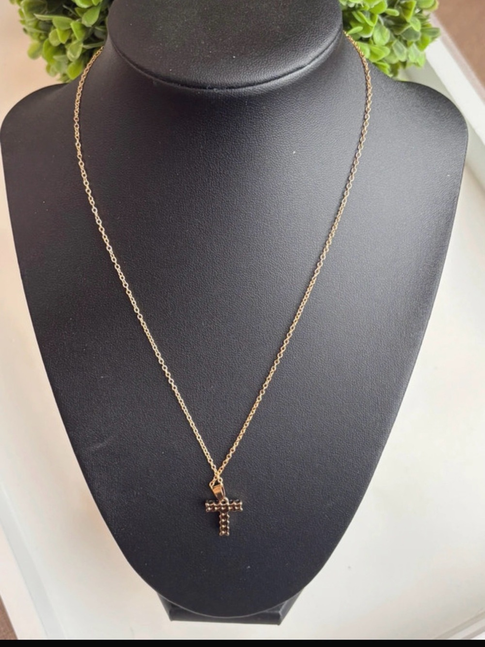 Monogram necklace  T Pendant Necklace with embellishment
